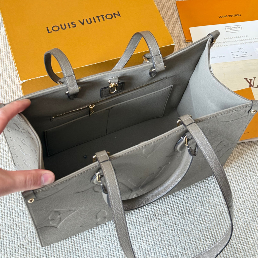 L Leather Handbag On The Go 1825101403