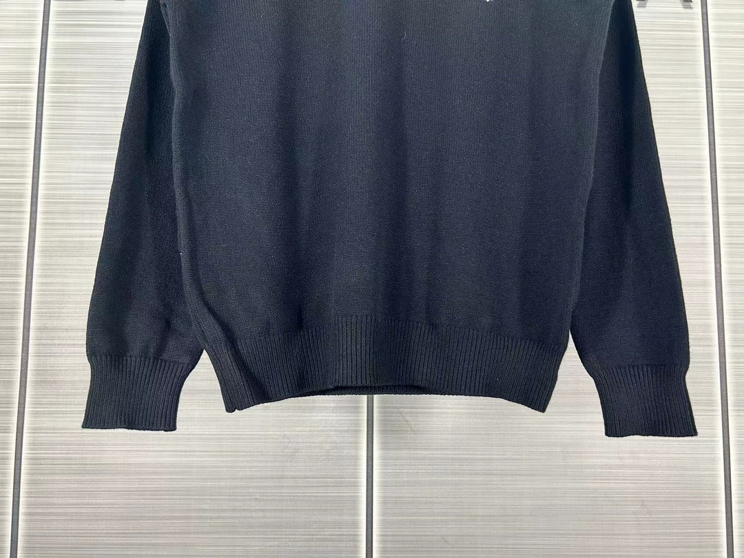 New Fashion Jacquard Round Neck Sweater 1023122507