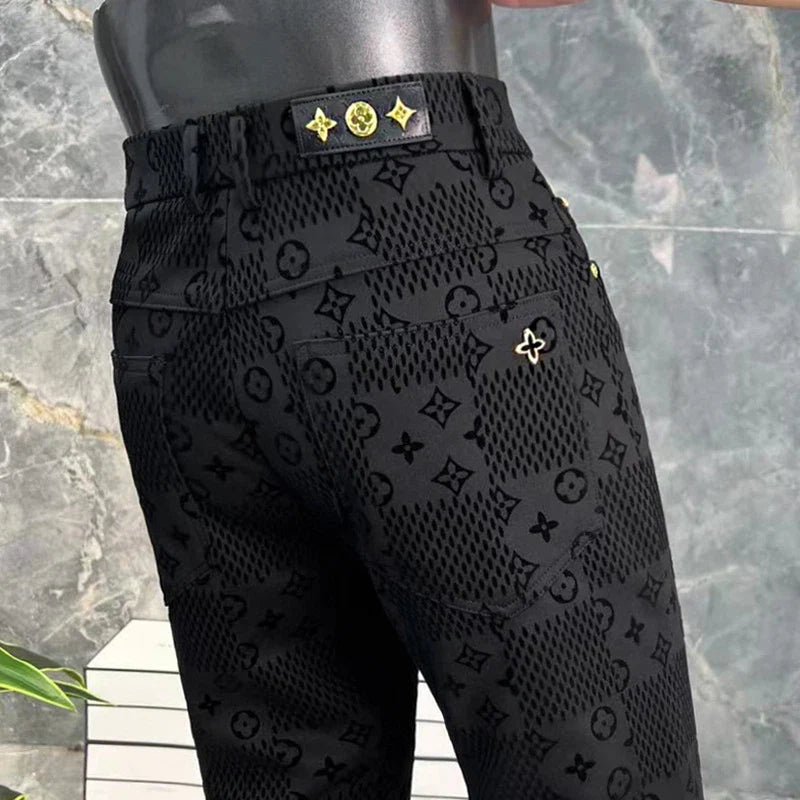L fashionable all-match slim fit trousers