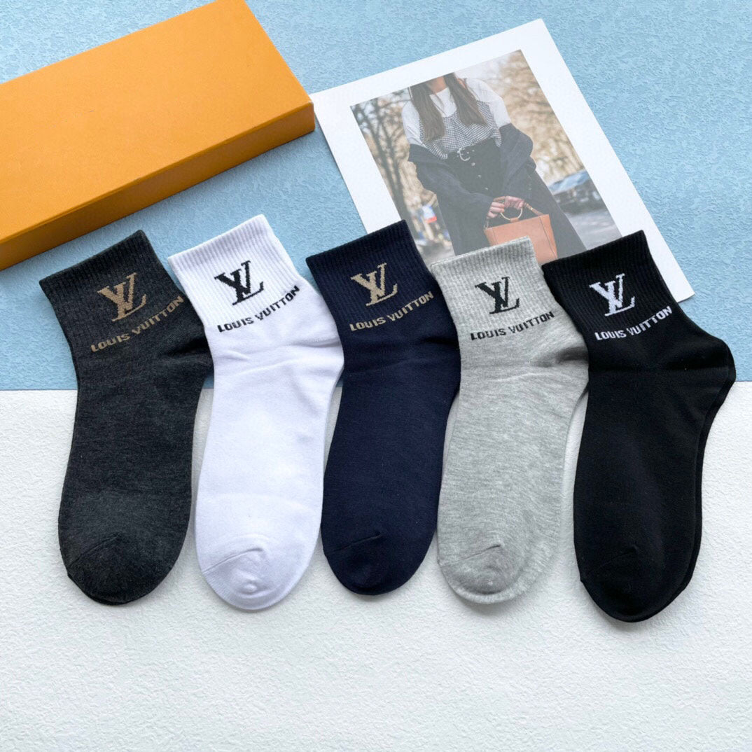 New Alphabet Fashion Socks Set S09