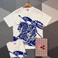 New Fashion Printed Short-sleeved T-shirt Men's And Women's 1024032911