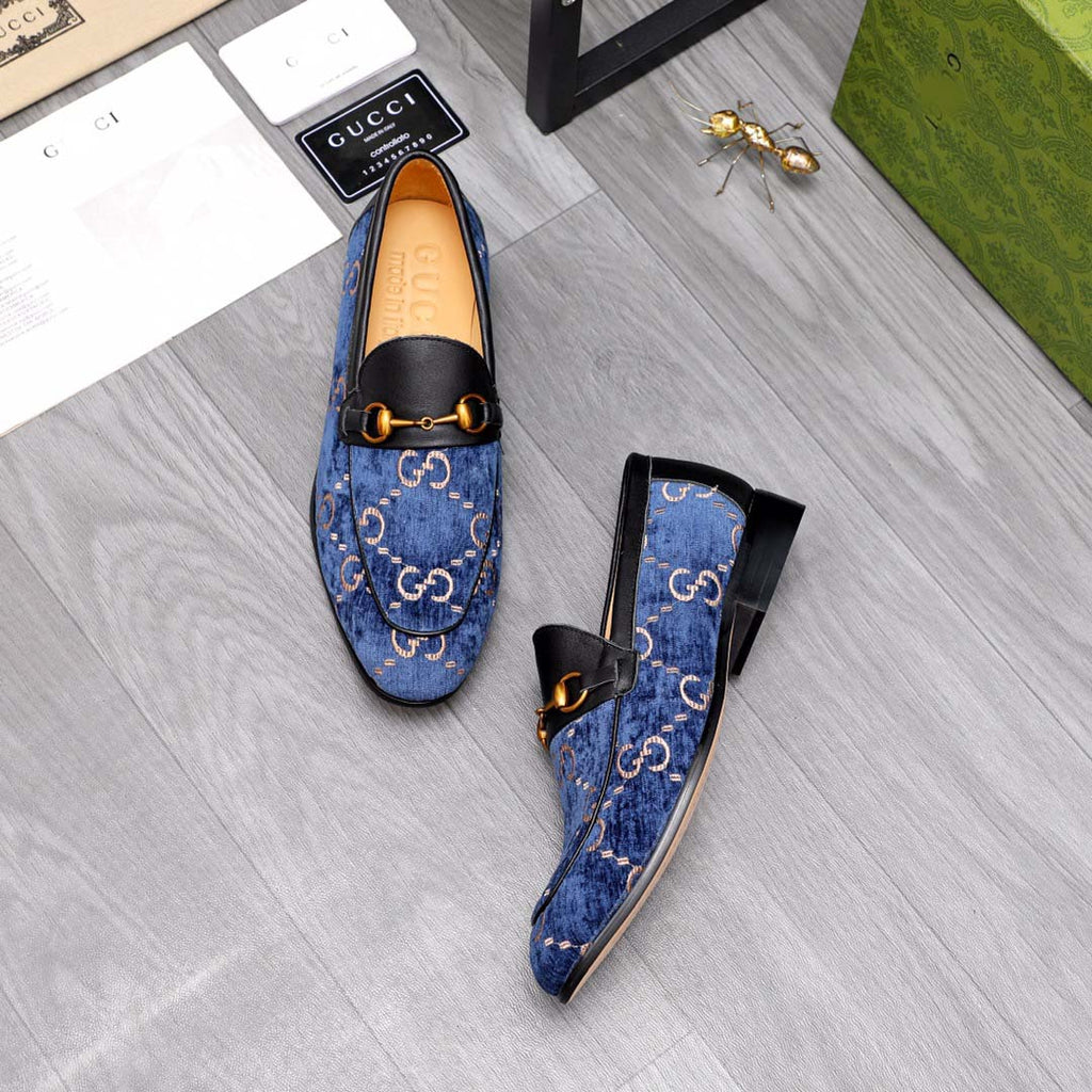 Blue G Print Shoes