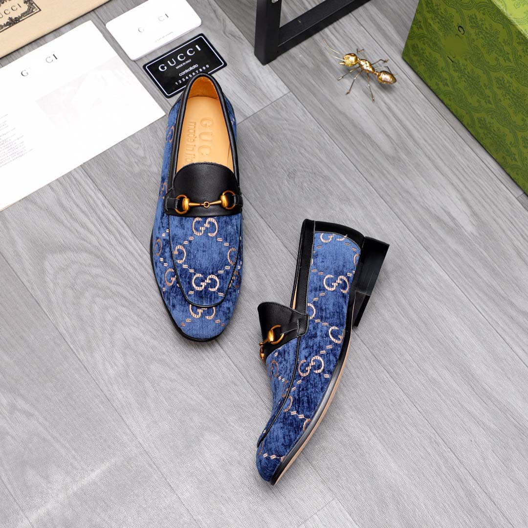 Blue G Print Shoes
