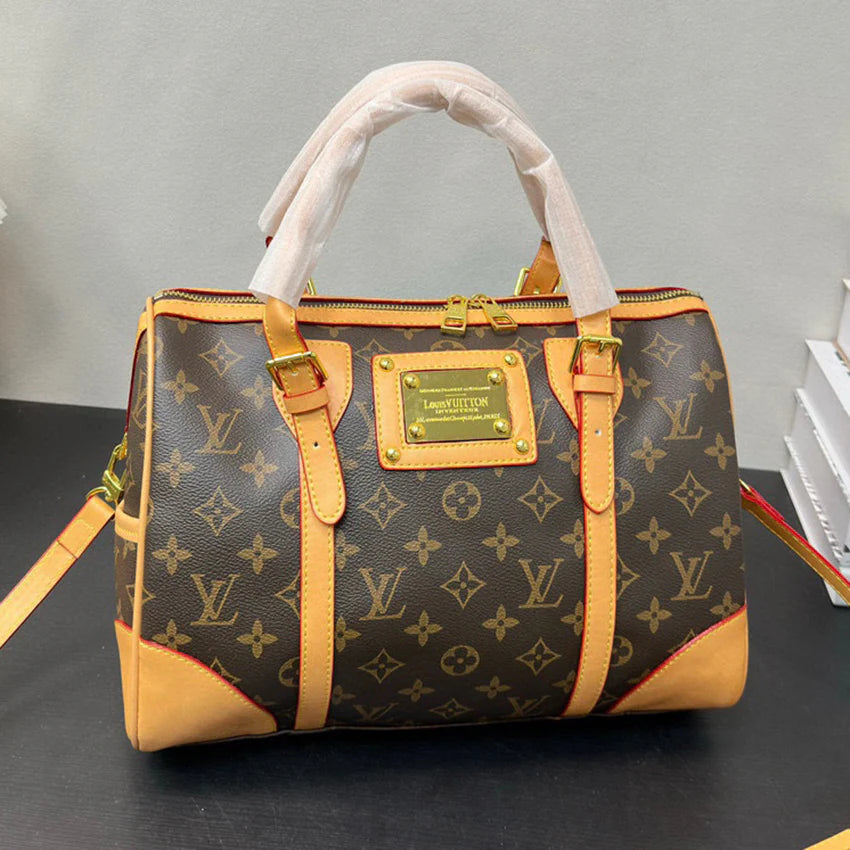 Luxury printed flower fashionable versatile handbag 1024052807