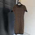 F Stretch knit dress 1825032703