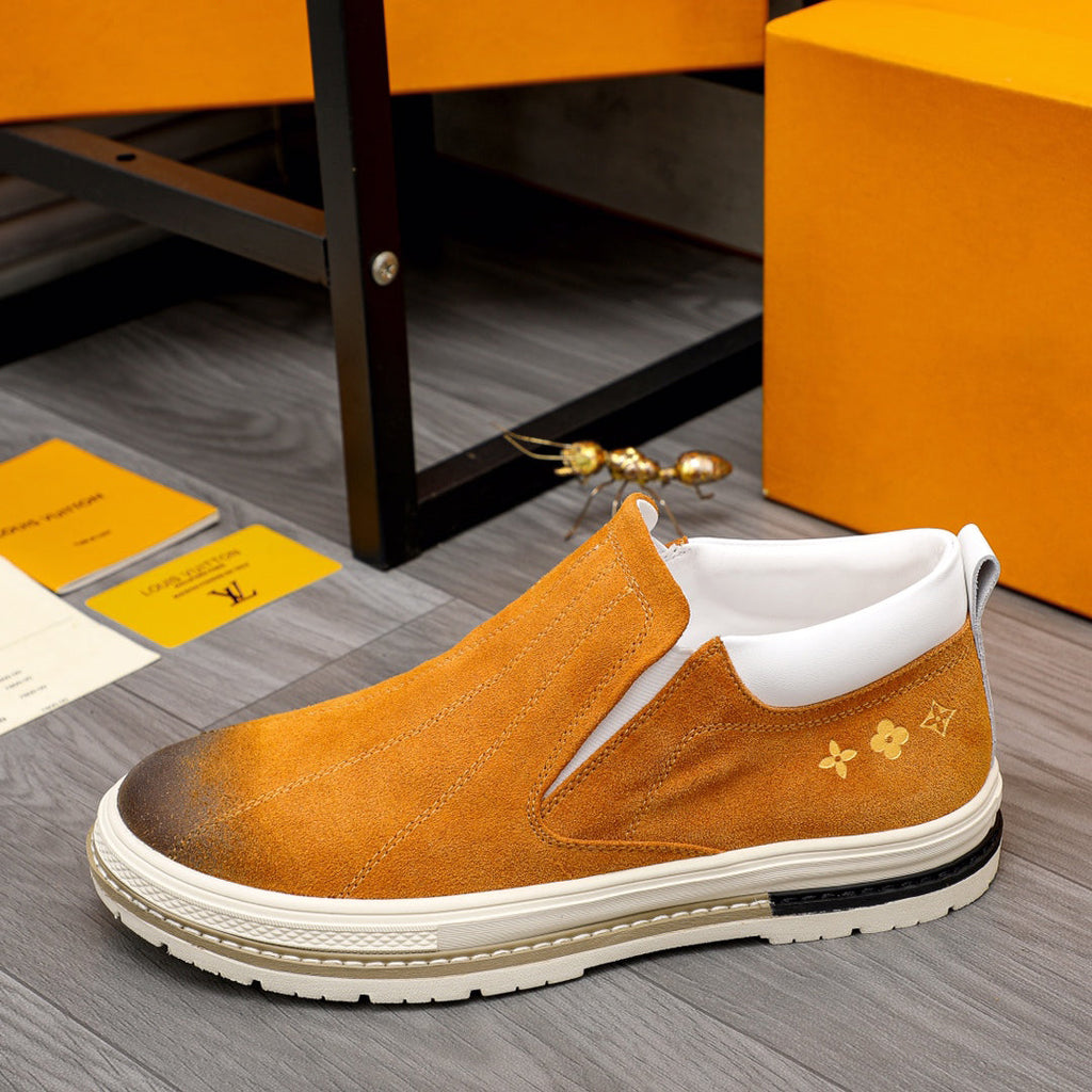 New Suede Gradient Casual All-match Shoes Fashion Slip-On Shoes