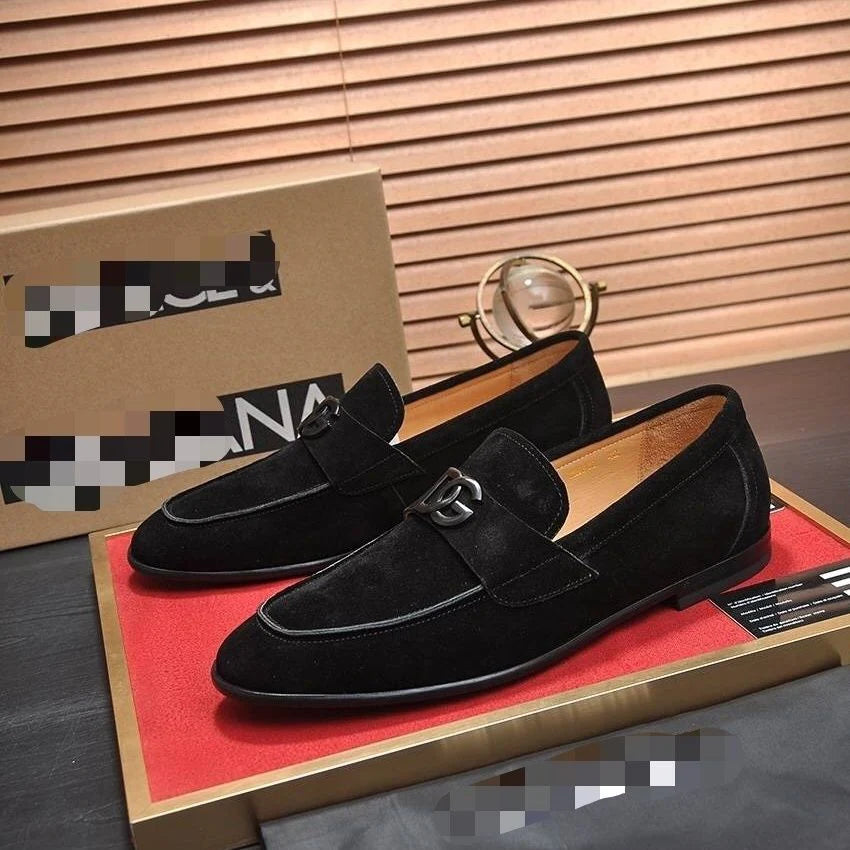 Classic matte casual leather shoes 1024111318