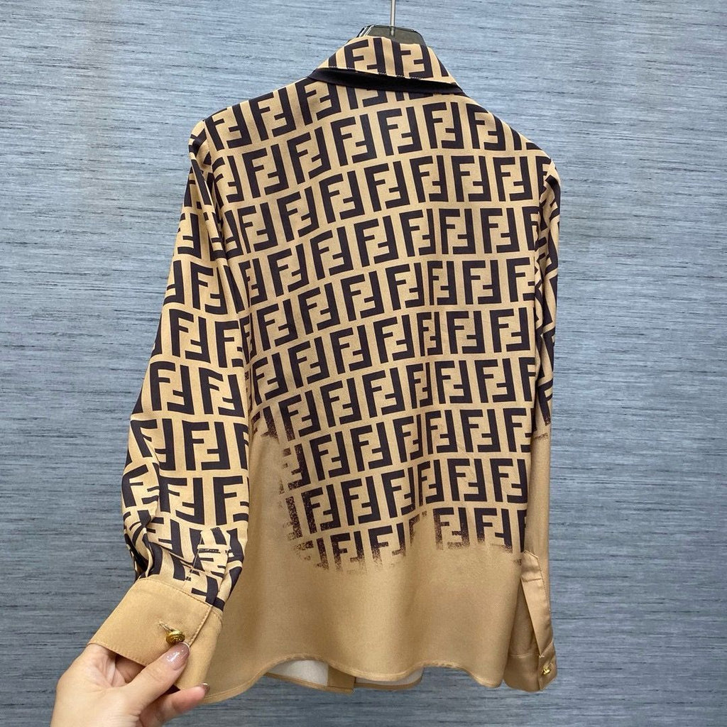 Vintage Print Blouse 1024031506