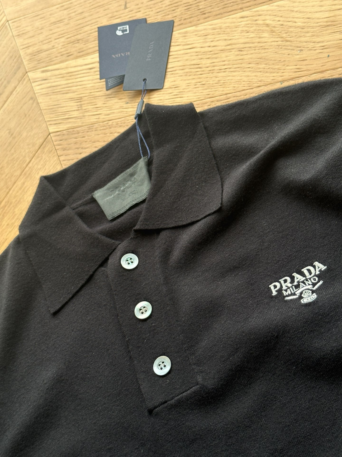 P Knitted Embroidered Logo Polo 1825061801