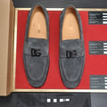 Classic matte casual leather shoes 1024111318