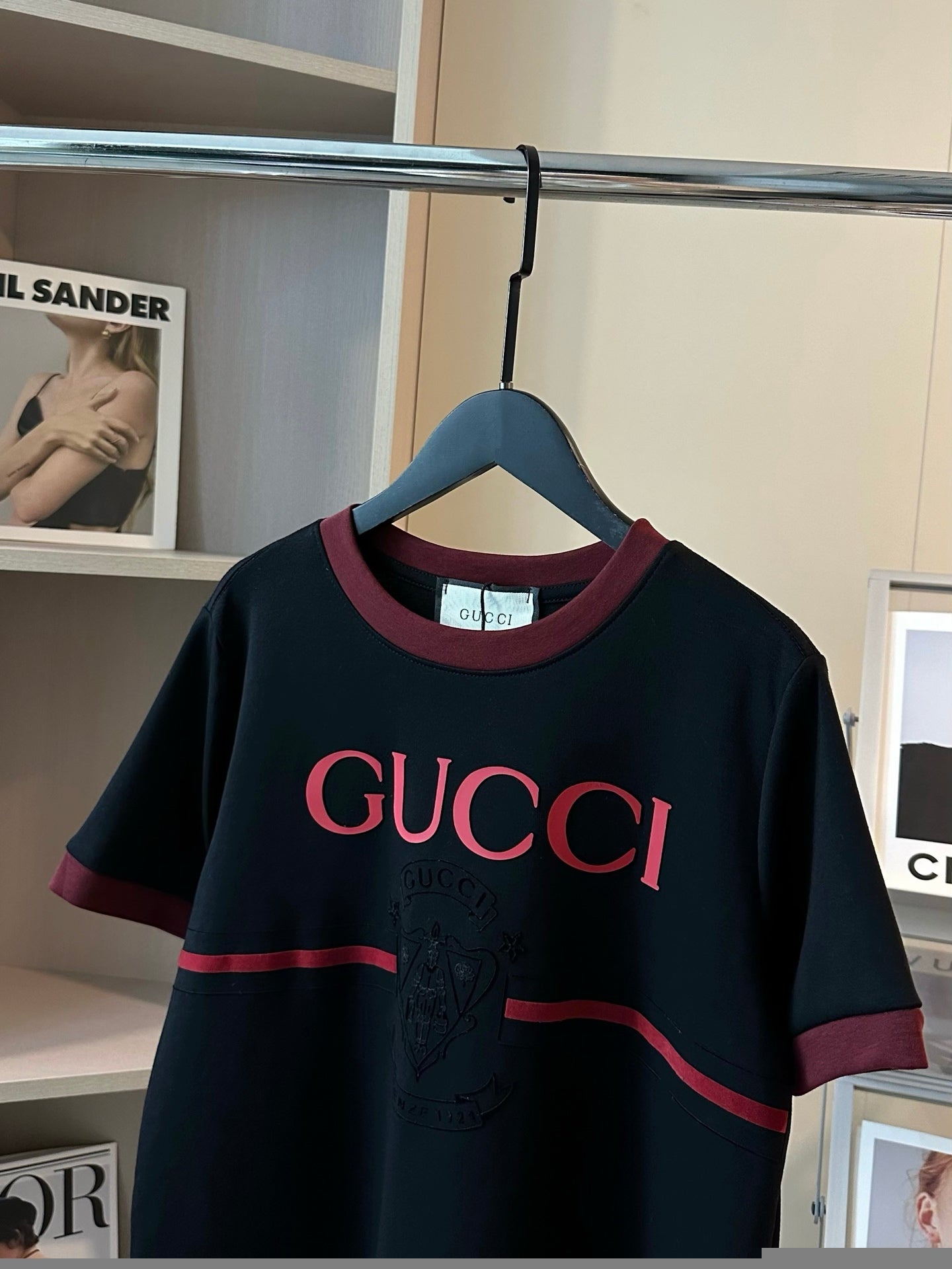 GG women's Silicone logo T-shirt 1825052907