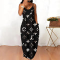 Classic Pint V-Neck Pocket Cami Dress 3D1025070707