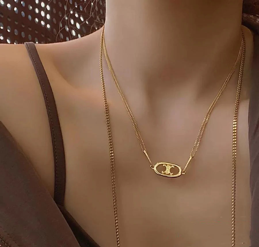 CE sober and stylish necklace 1025012226