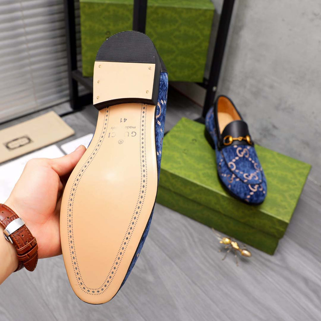Blue G Print Shoes