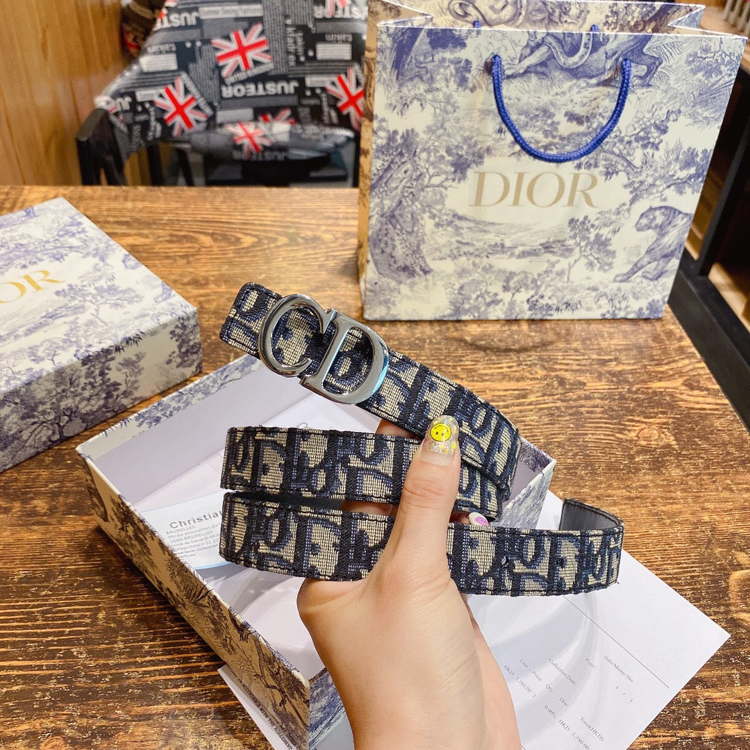 High quality new belt with D！or logo