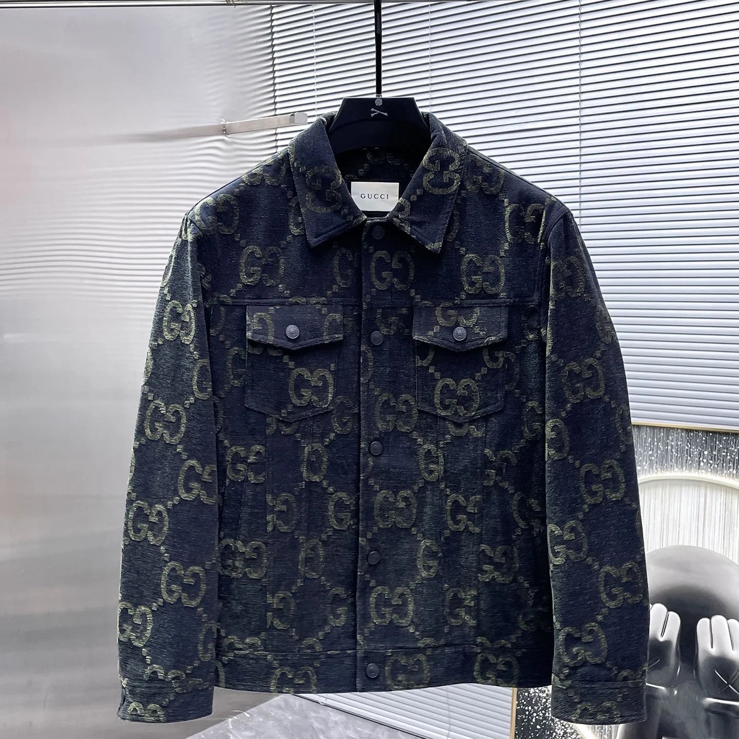 New collared denim jacket 1425121104