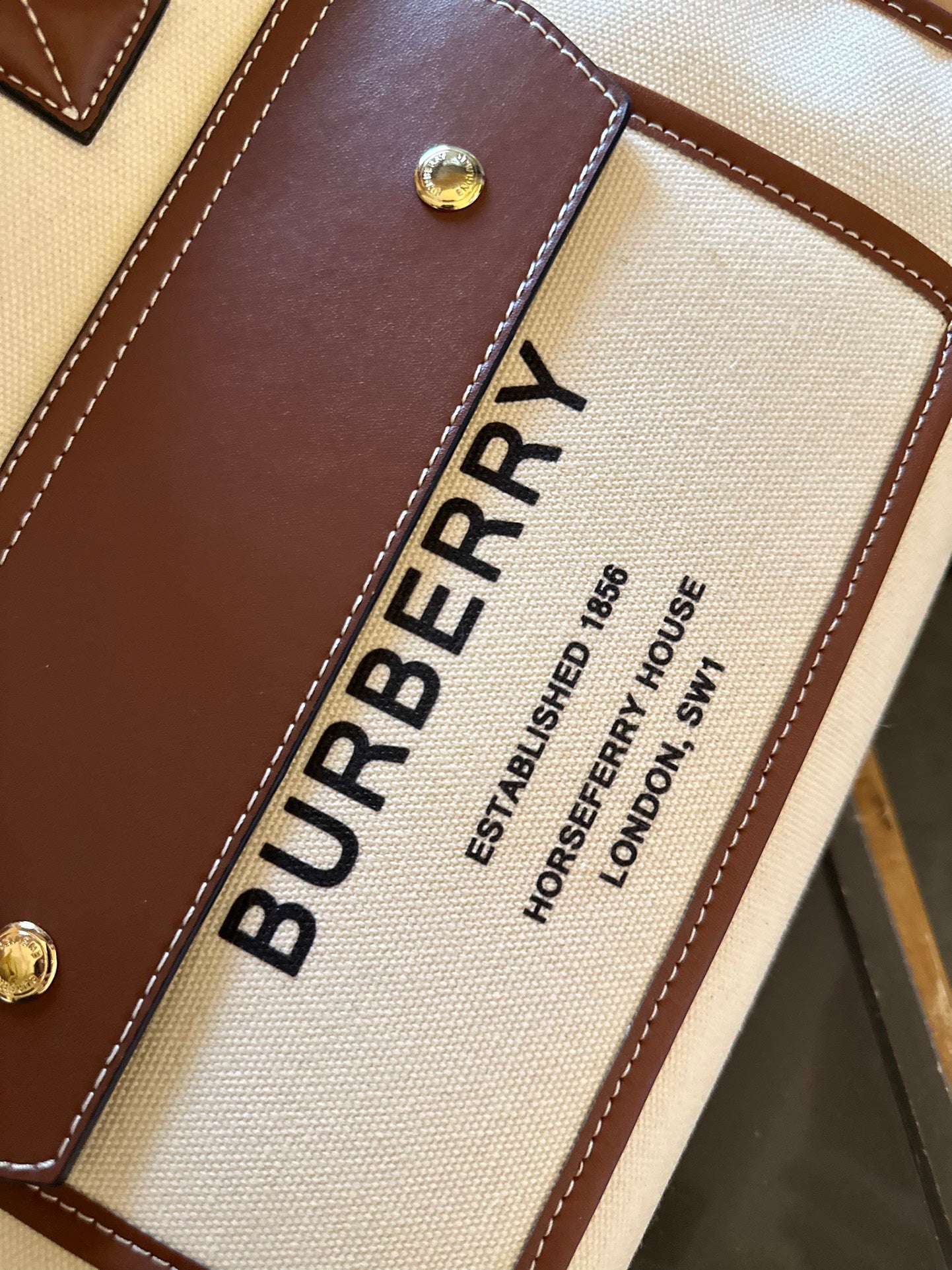 BBR Horseferry Check Canvas Tote  XC24092332