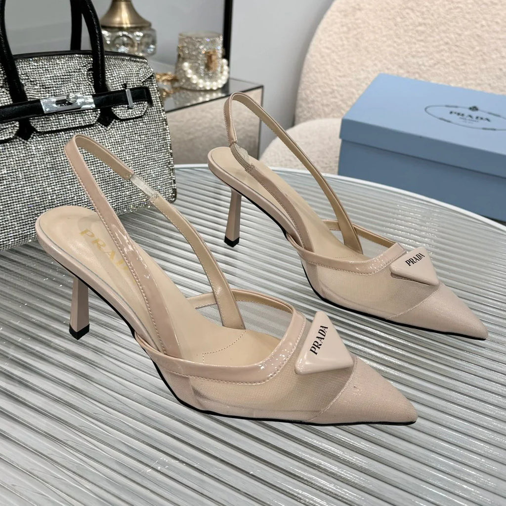 New pointy toe mesh fashion high heel sandals 1025041113