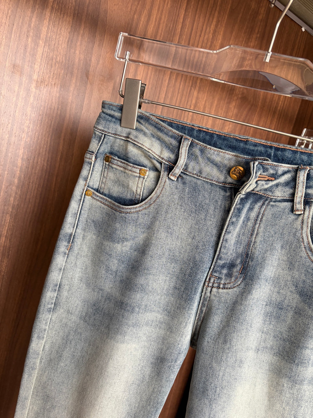 TB  Custom-made original washed denim jeans  26010506