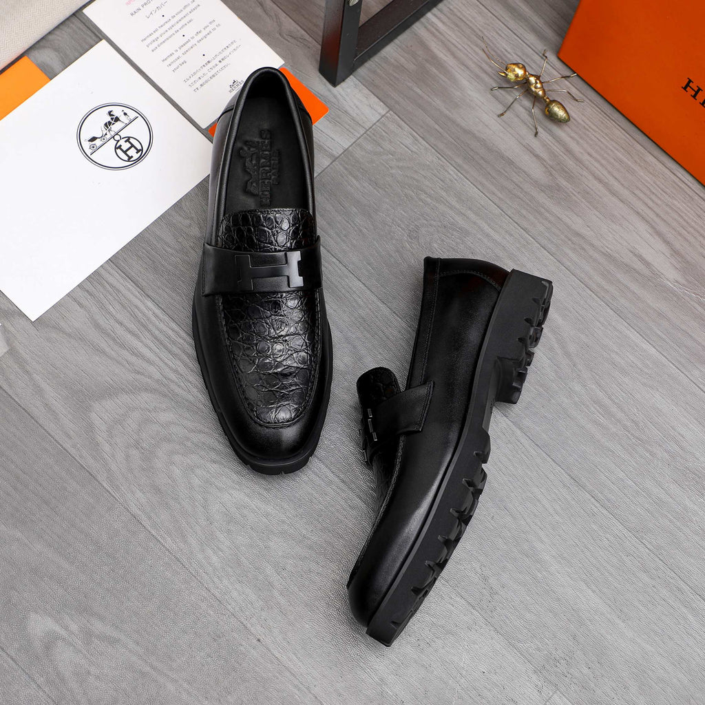 HM Business slip-on leather shoes 26070807