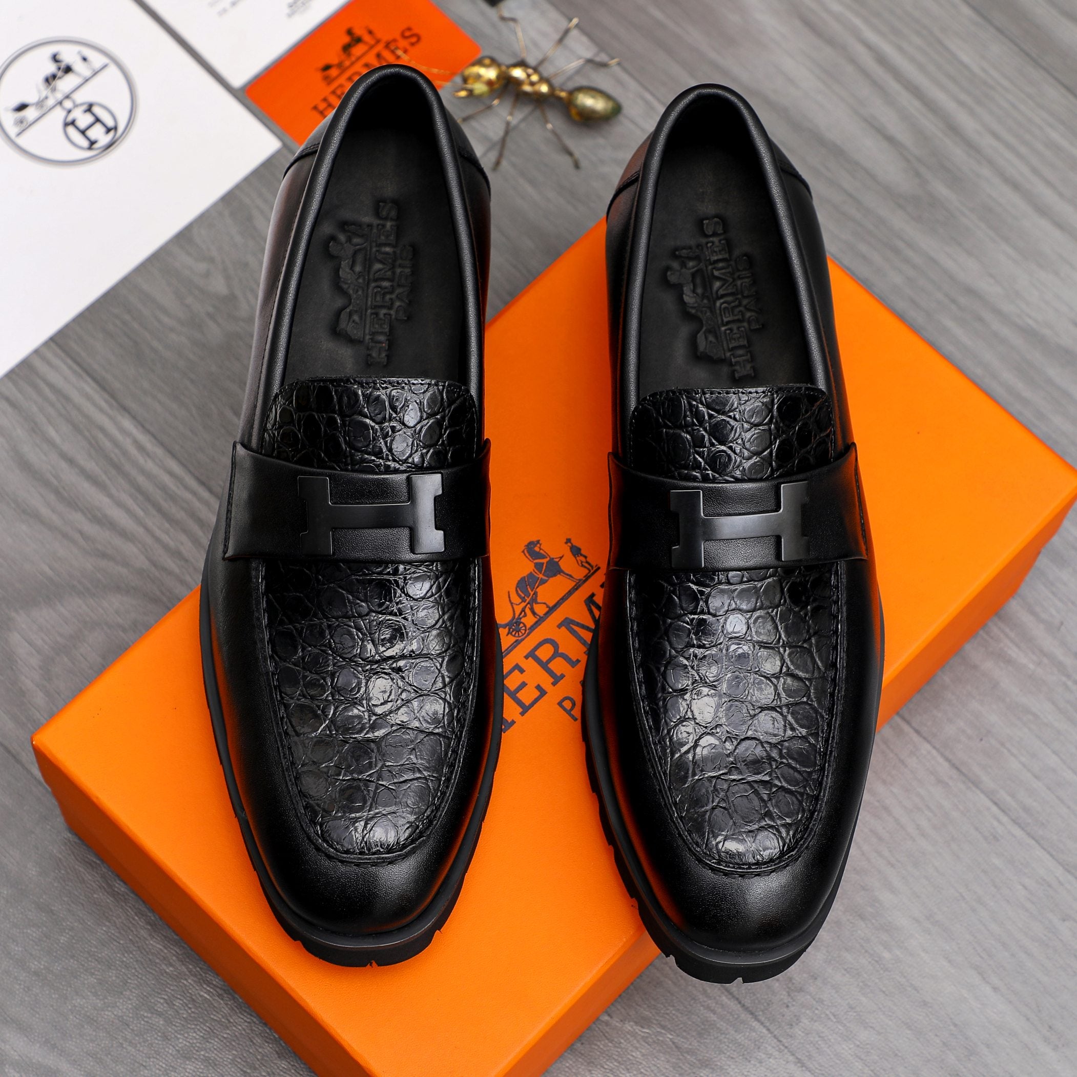 HM Business slip-on leather shoes 26070807