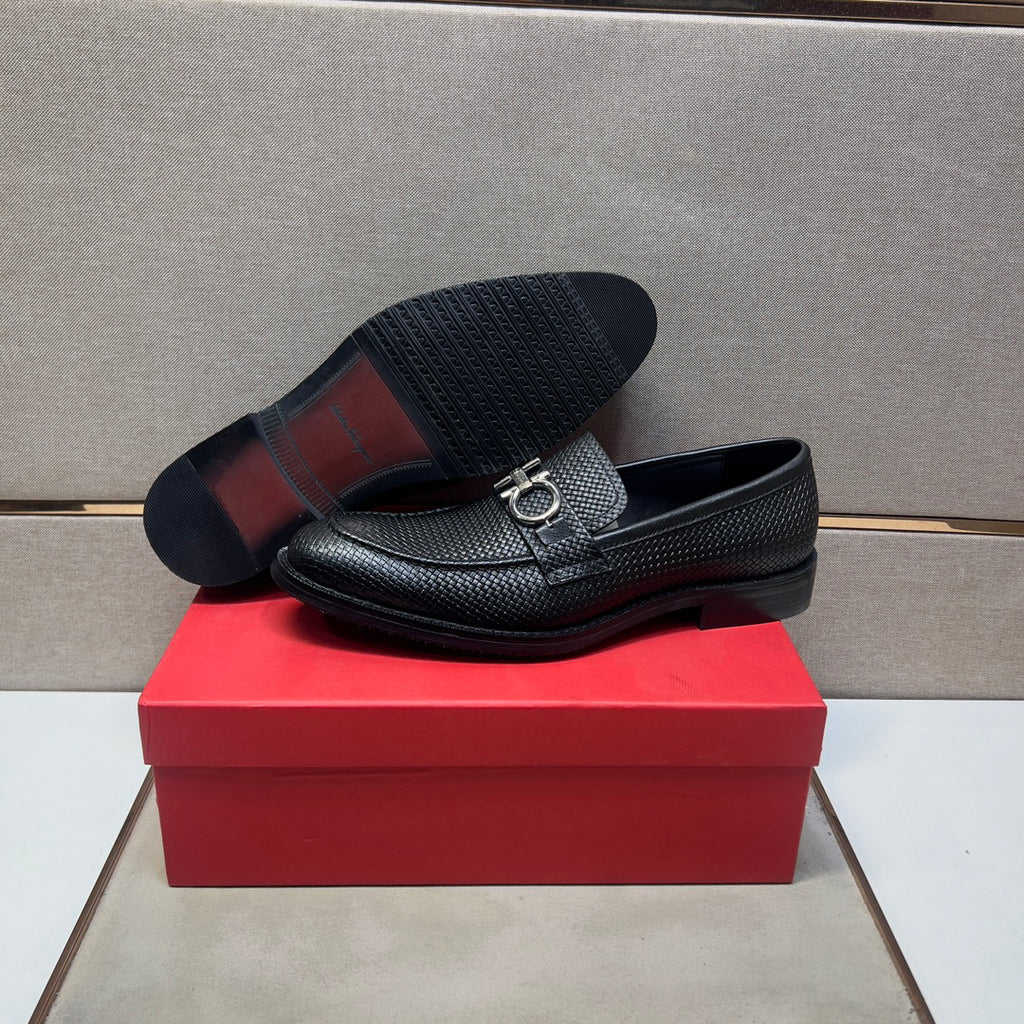 Fegm Men's casual formal leather shoes 26031007