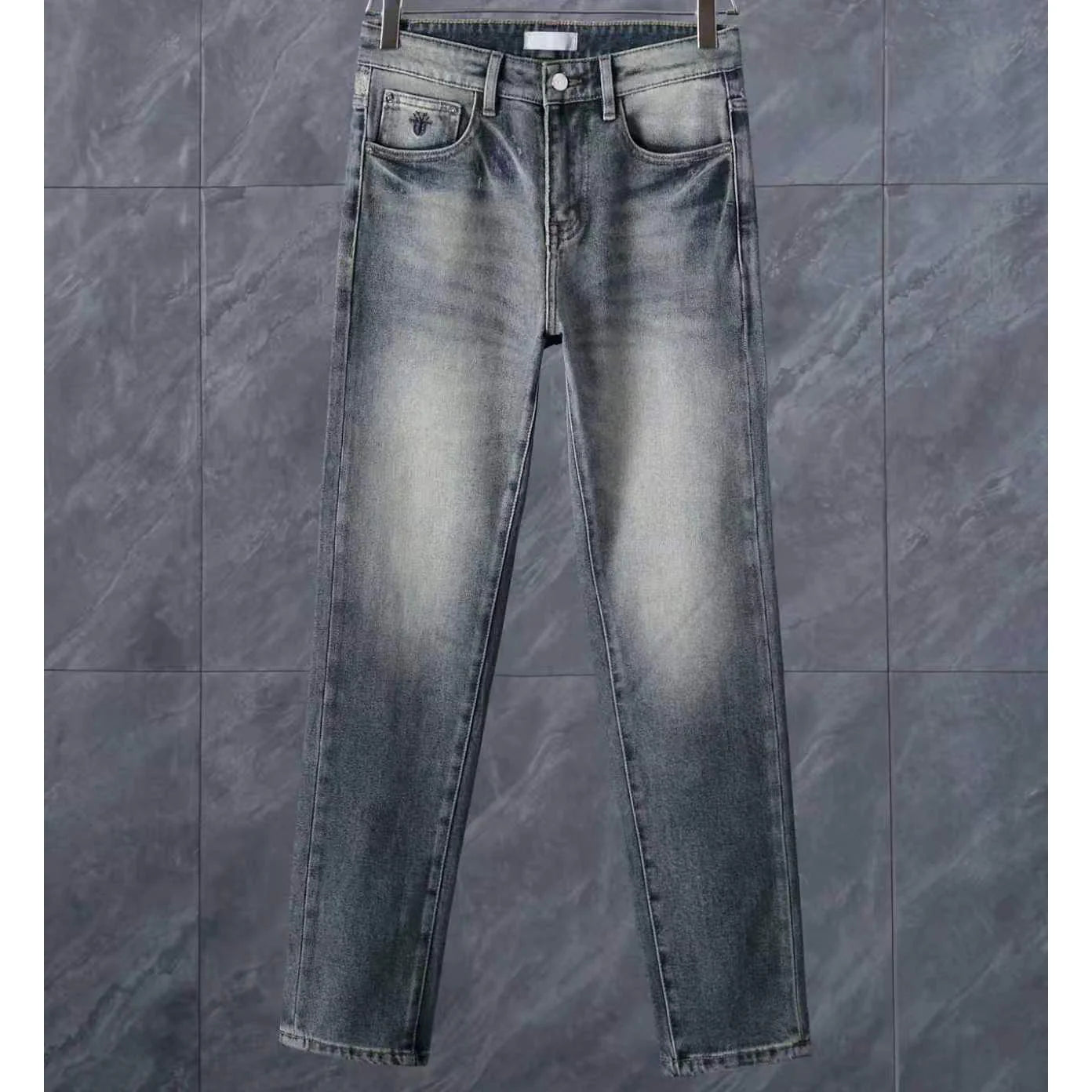 Men's Fashion Slim-Fit Straight-Leg Jeans 1026062914