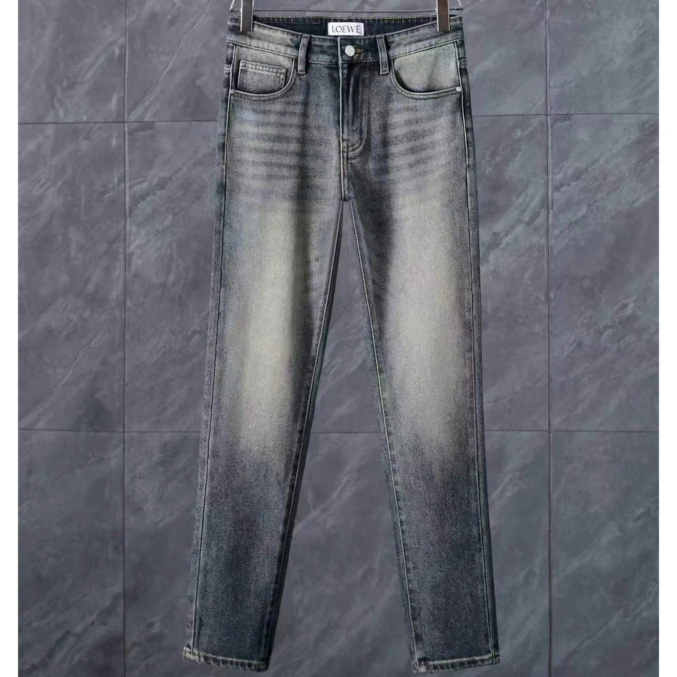 Men's Fashion Slim-Fit Straight-Leg Jeans 1026062915