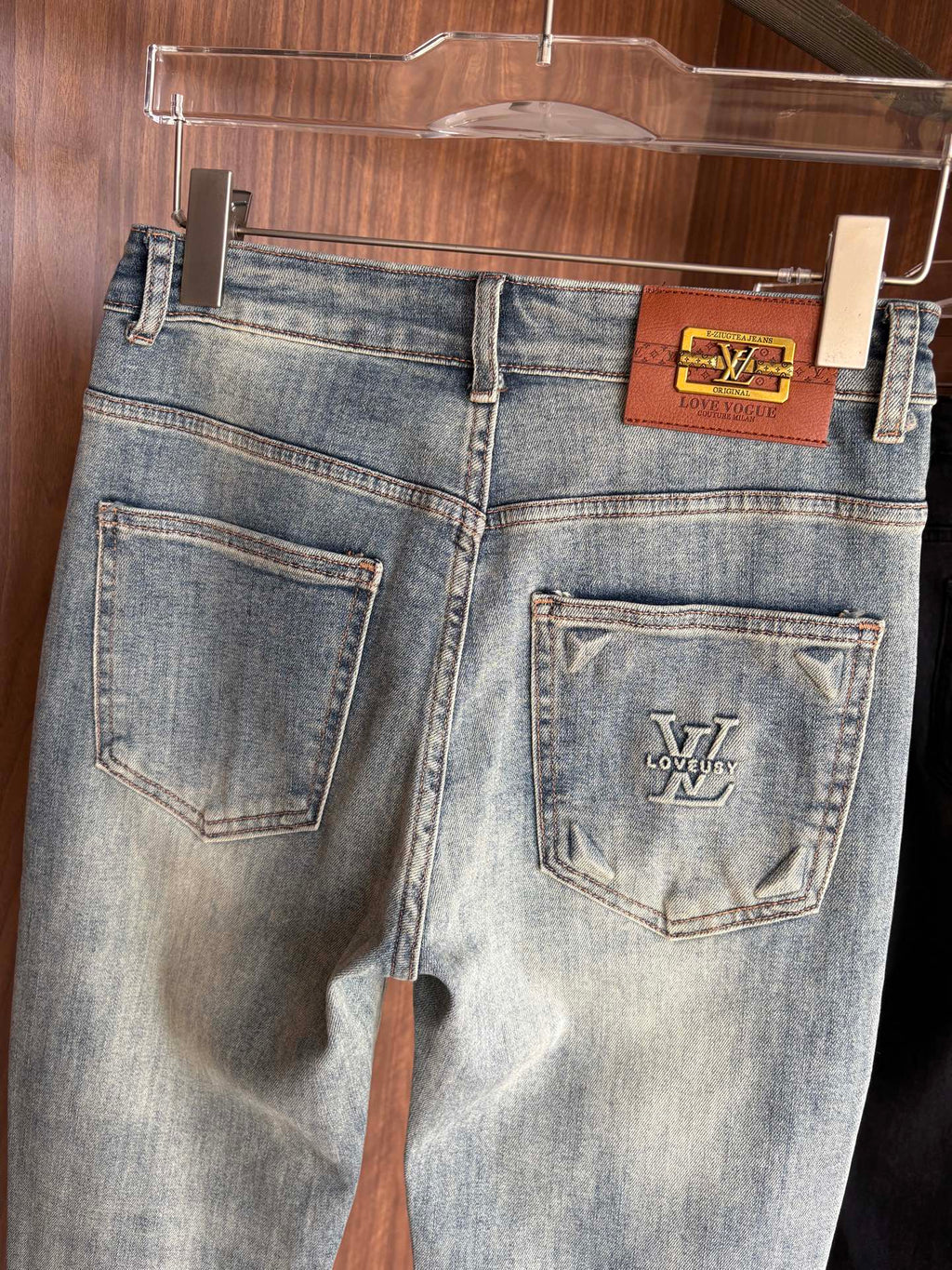VV Custom-made, original washed denim fabric 26020408