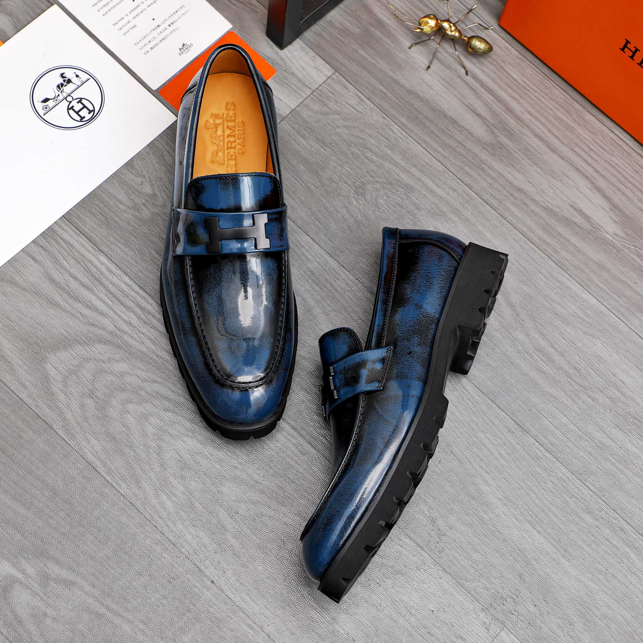 HM Business slip-on leather shoes 26070810
