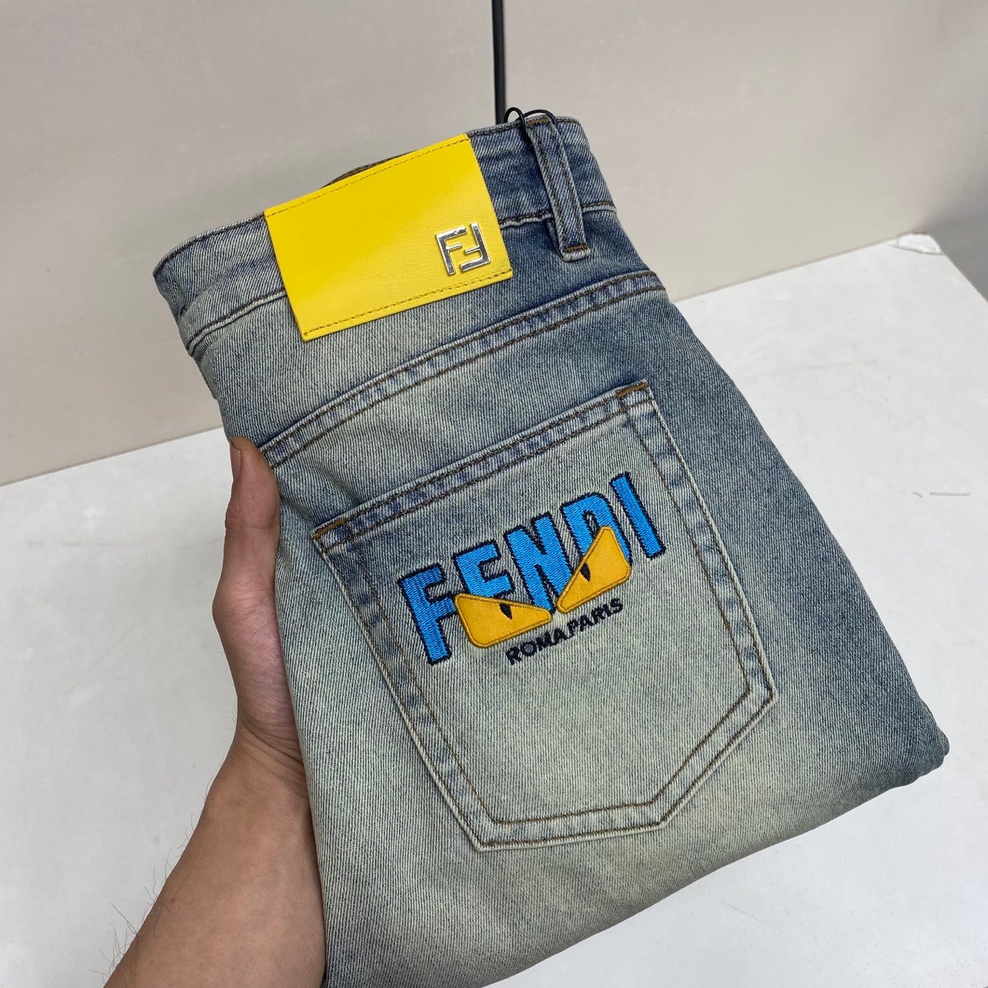 FD Classic denim washed jeans 26022704
