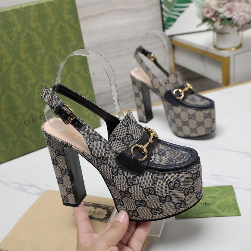 GG Horsebit slingback pumps 10222501