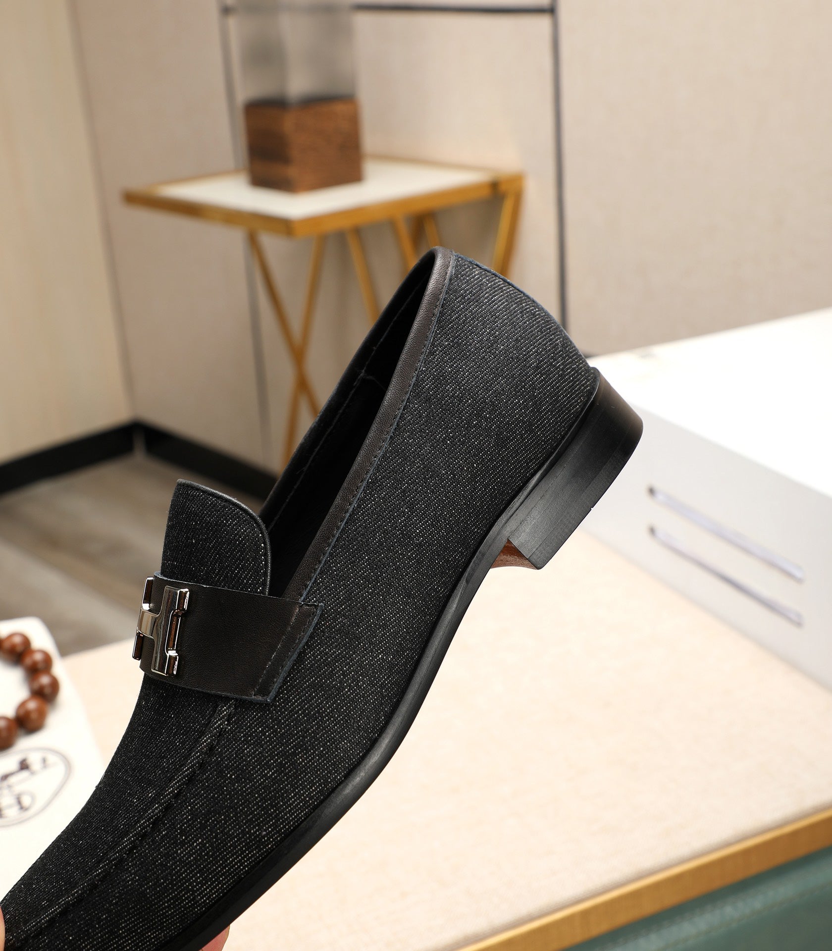 HM Top quality genuine leather loafers 26070804