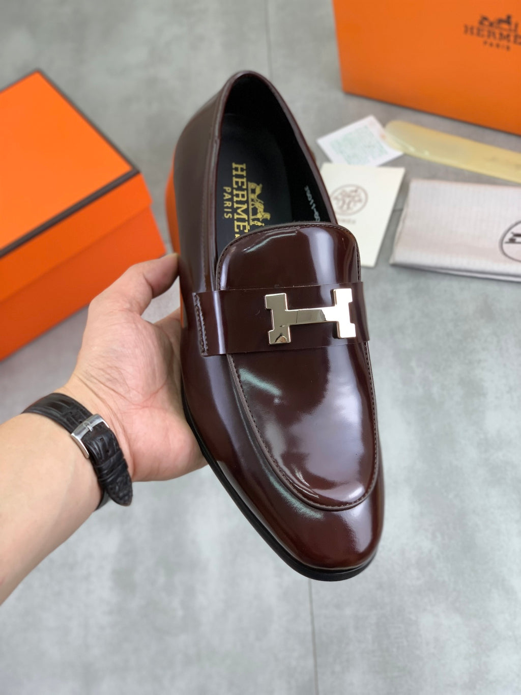 HM Latest Men's Casual Business Leather Shoes  26070812