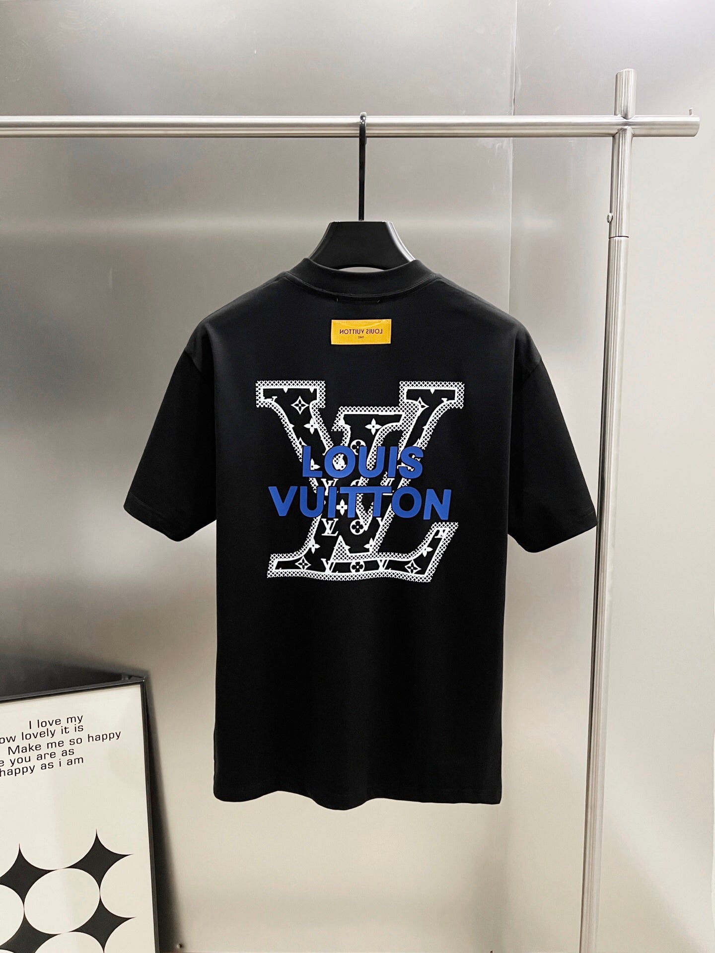 VV Printed logo embroidered crew neck short-sleeved T-shirt 26032603