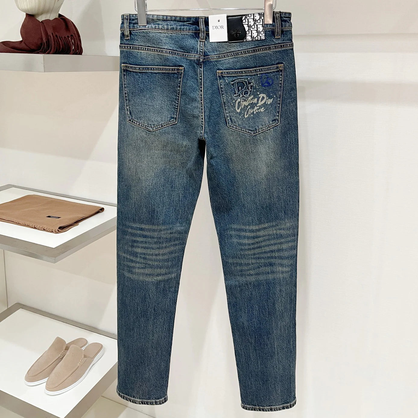 Washed Casual Jeans 1026070113