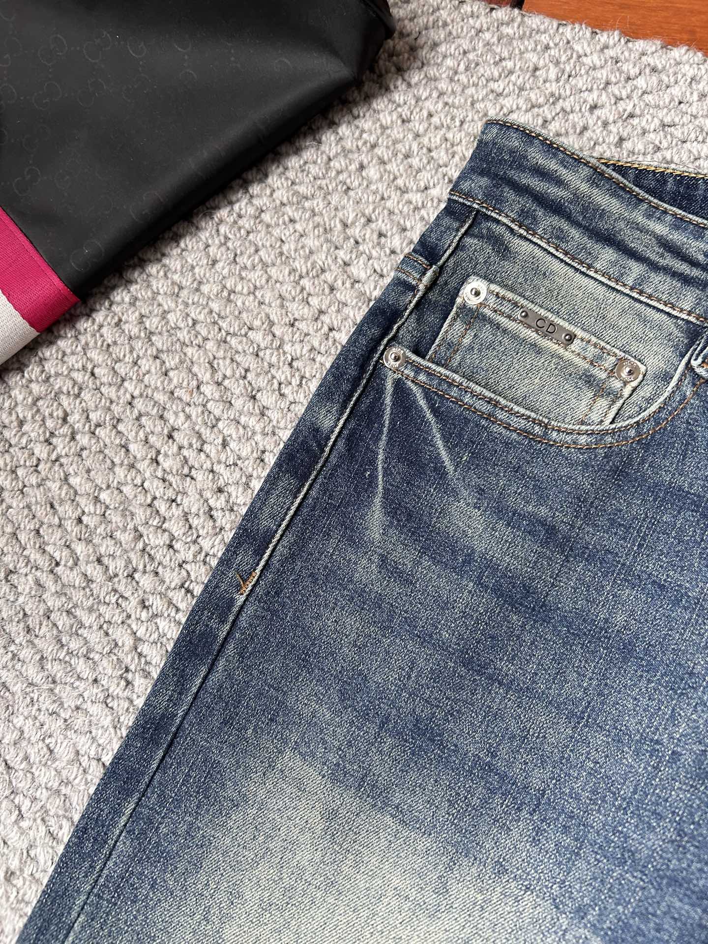 CD Original washed denim fabric 26020506