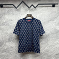 Knitted cotton couple short-sleeved T-shirts 1426013017