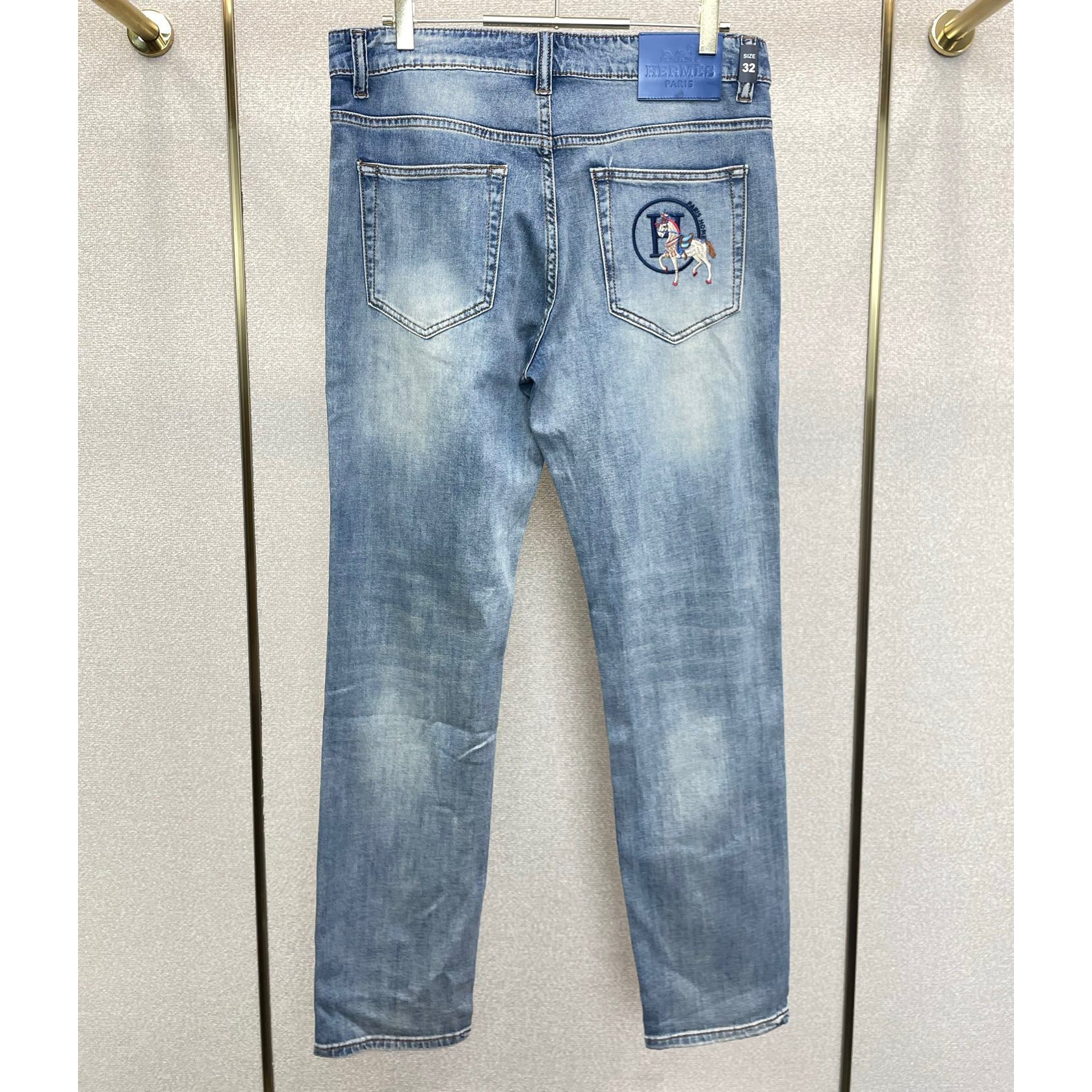New Slim-Fit Straight-Leg Men's Jeans 1026063010