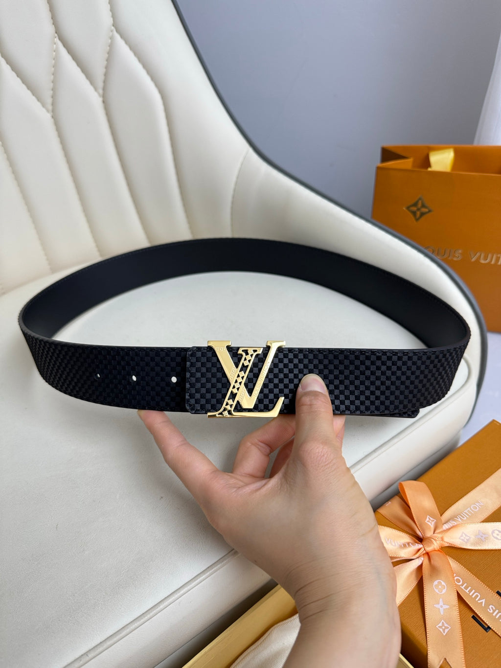 VV Luxury classic leather belt 26032708