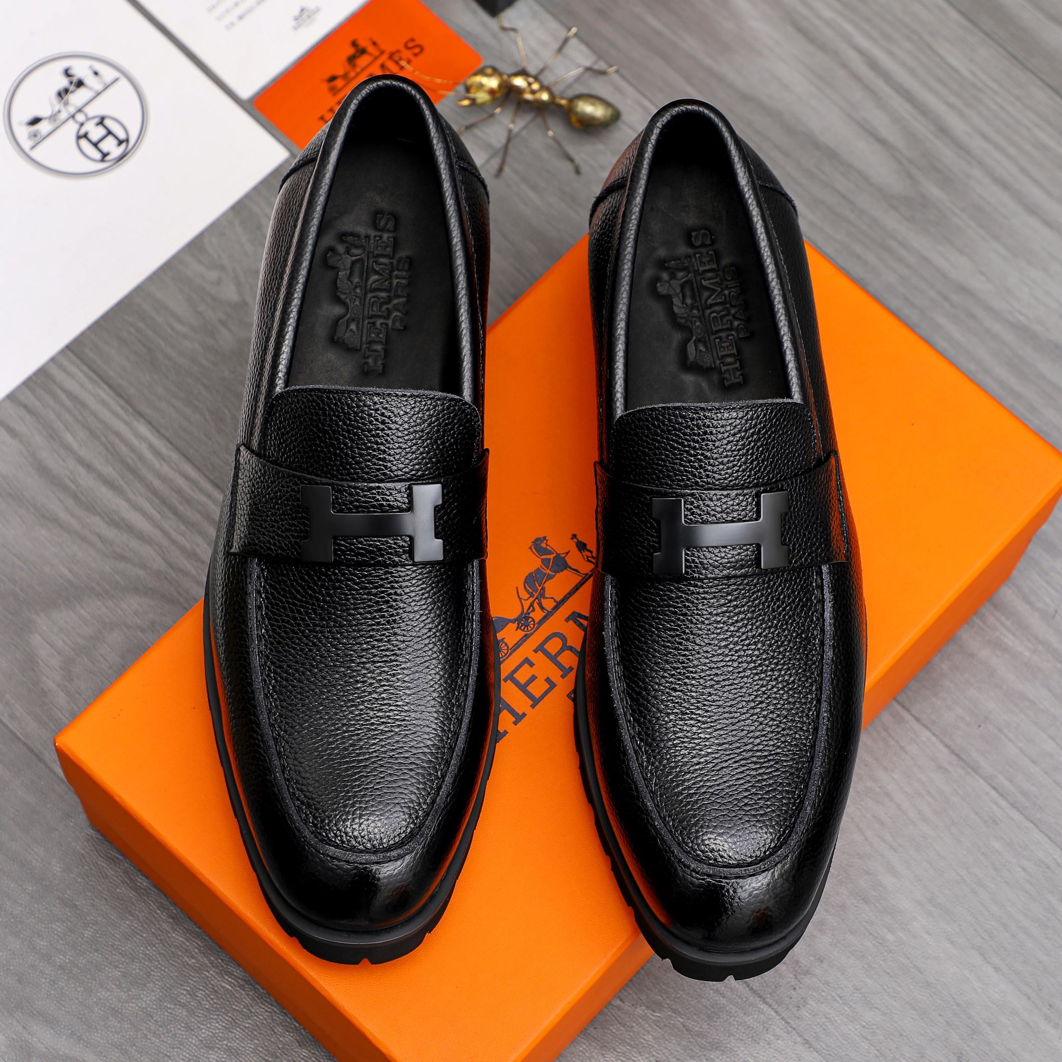 HM Business slip-on leather shoes 26070808