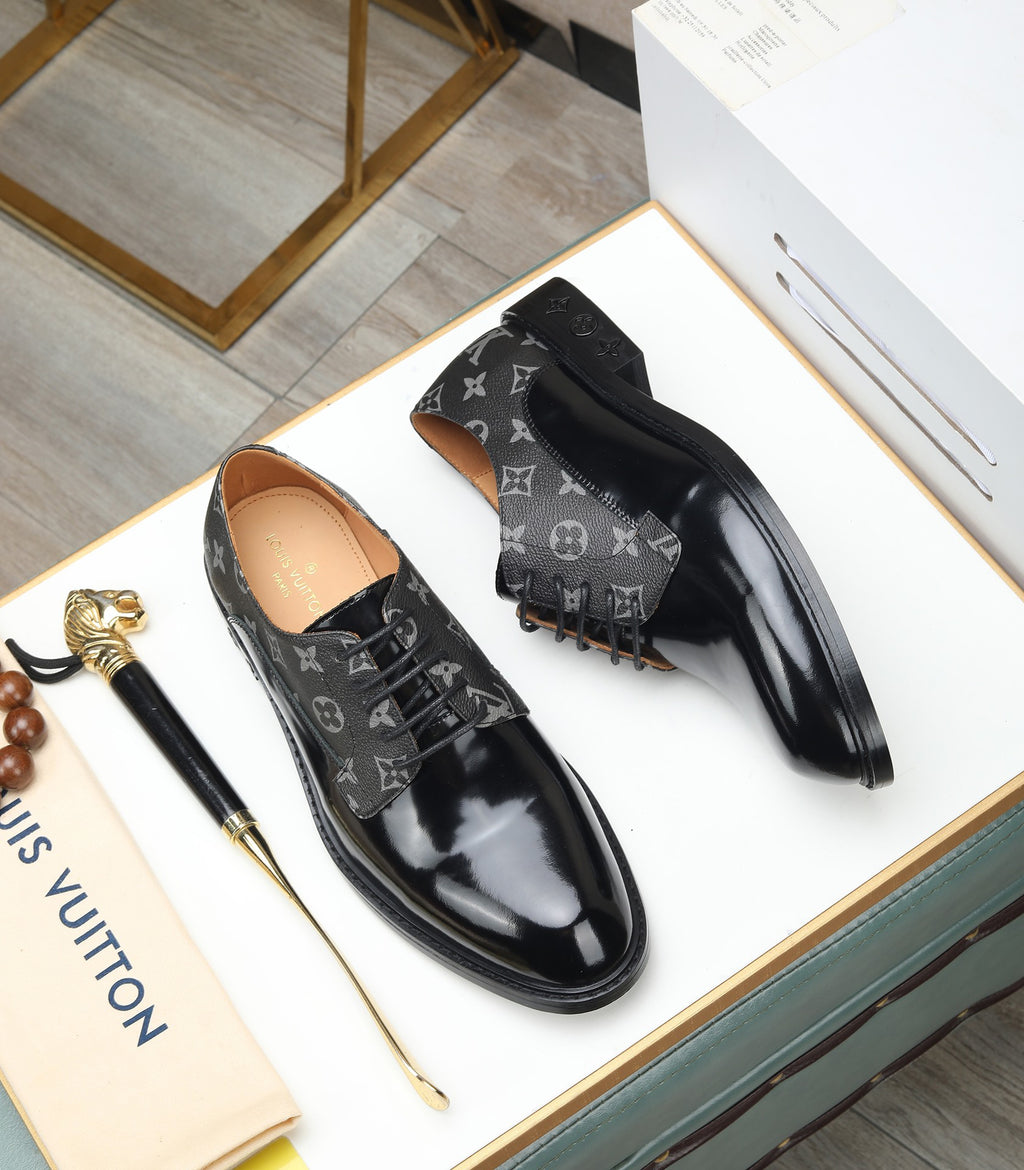 VV  Top-tier, original-quality formal business leather shoes  26072106