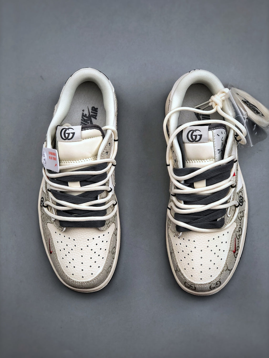 GUI Travis Scott x Fraent Design x Air 1 Low OG SP — "Grey Denim" — Low-Top Lifestyle Skate Shoes 26031306