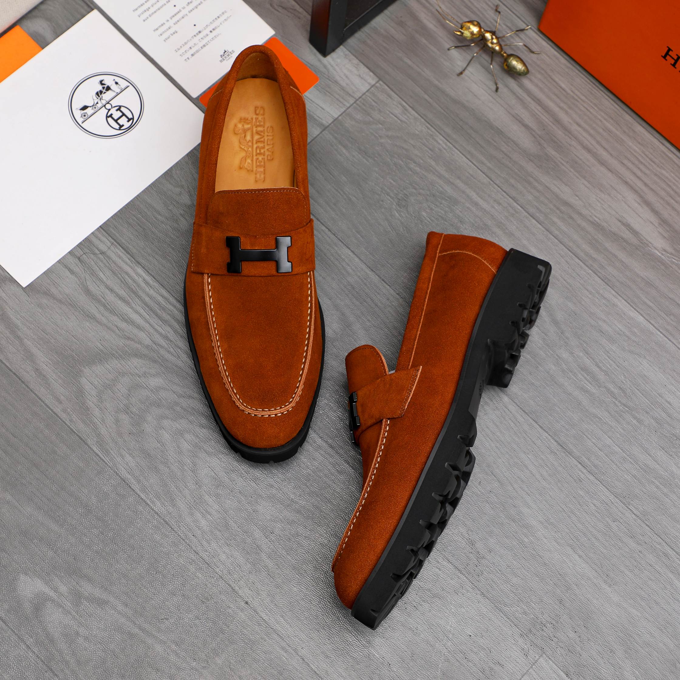 HM Business slip-on leather shoes 26070811