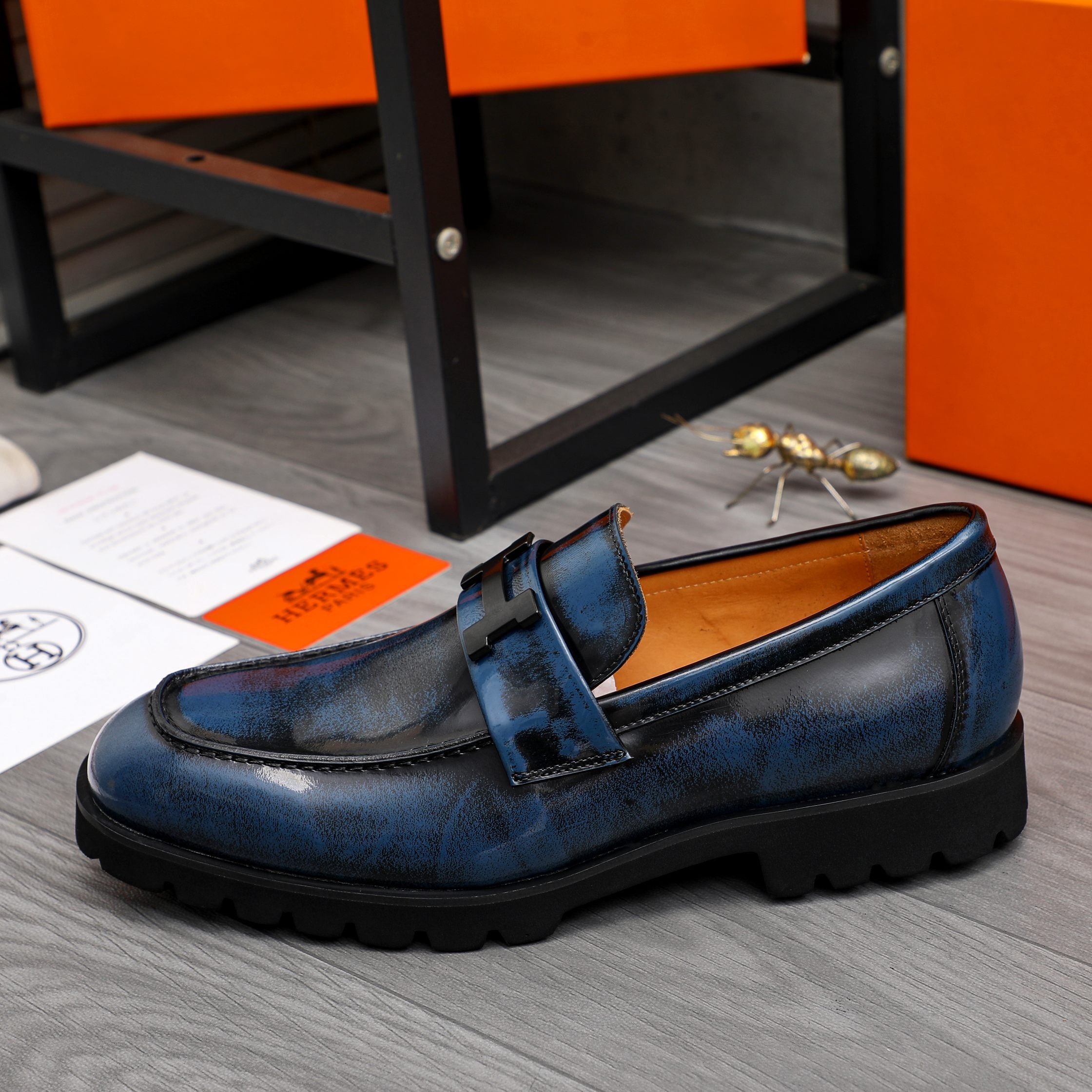 HM Business slip-on leather shoes 26070810
