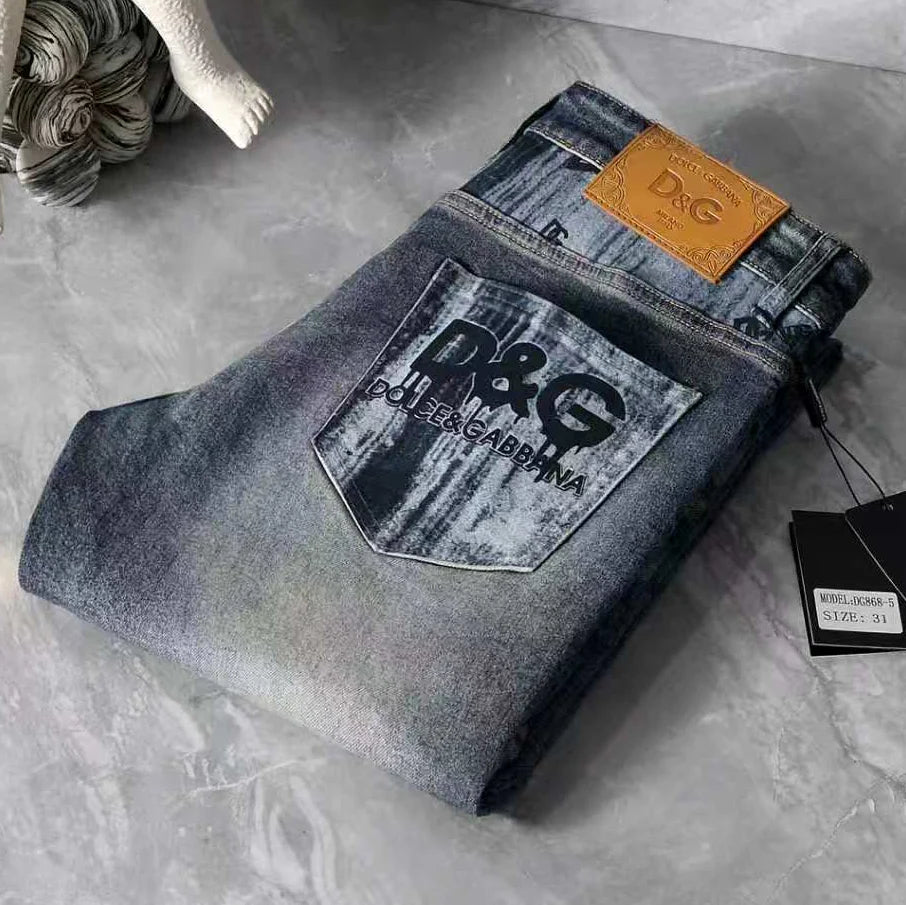 Men's Fashion Slim-Fit Straight-Leg Jeans 1026062902