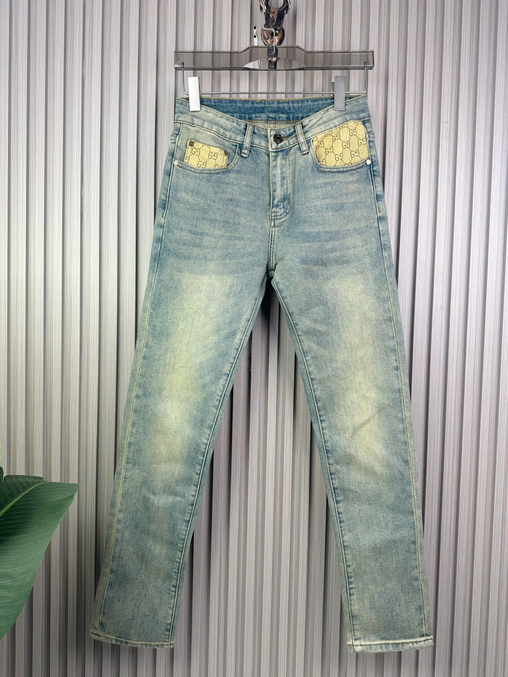 GUI Stretch slimming straight leg jeans 26031213