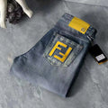 Men's Fashion Slim-Fit Straight-Leg Jeans 1026062903