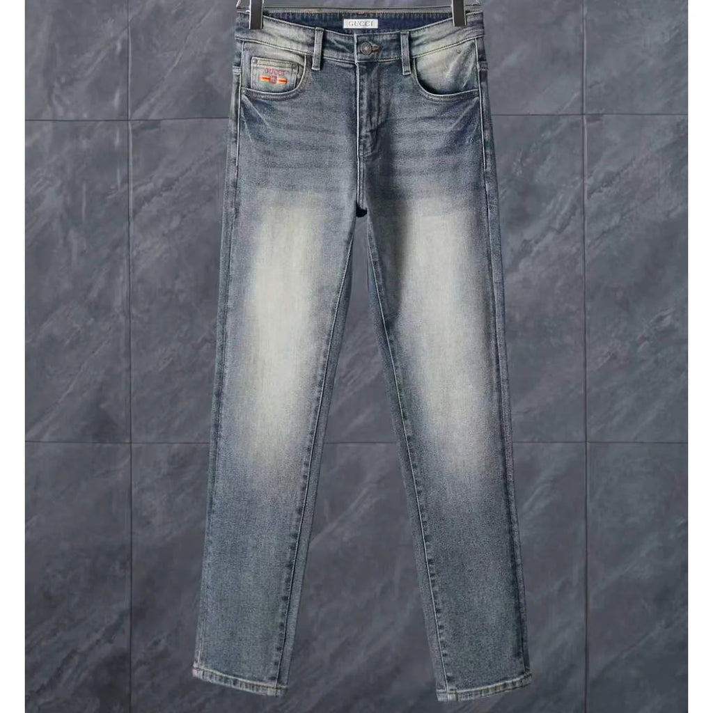 Men's Fashion Slim-Fit Straight-Leg Jeans 1026062913
