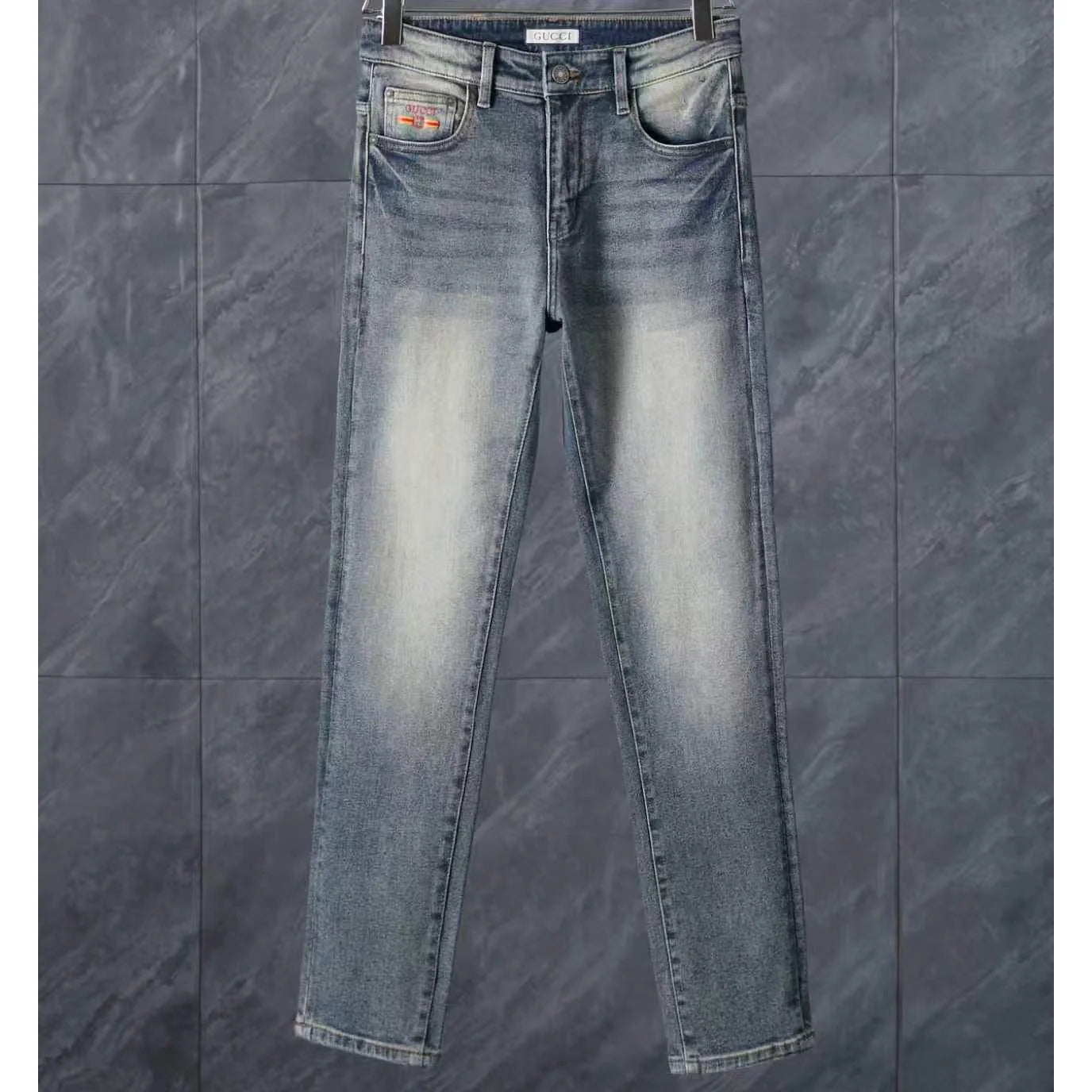 Men's Fashion Slim-Fit Straight-Leg Jeans 1026062913